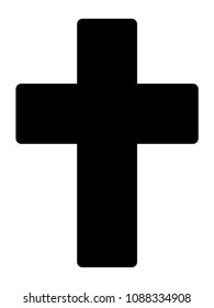 Vector illustration of a Christian Cross