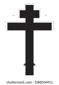 Vector illustration of a Christian Cross