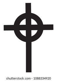 Vector illustration of a Christian Cross