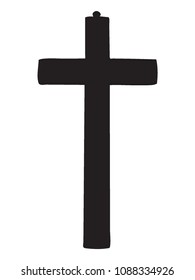 Vector illustration of a Christian Cross