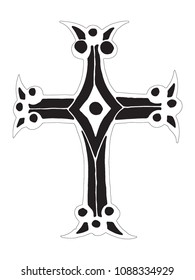 Vector illustration of a Christian Cross