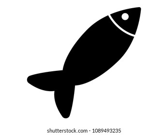 Vector illustration of a Christian Symbol of Fish