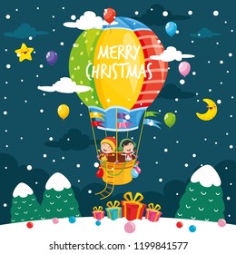 Vector Illustration Of Christmas