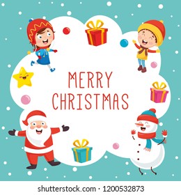 Vector Illustration Of Christmas