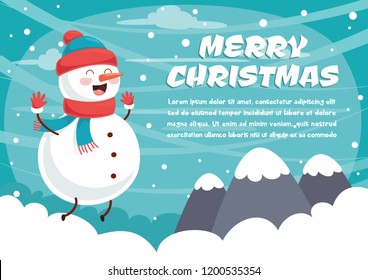 Vector Illustration Of Christmas
