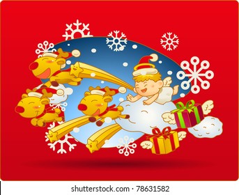 Vector illustration, Christmas
