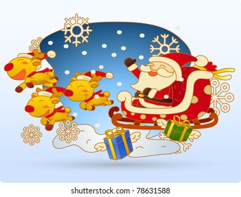 Vector illustration, Christmas