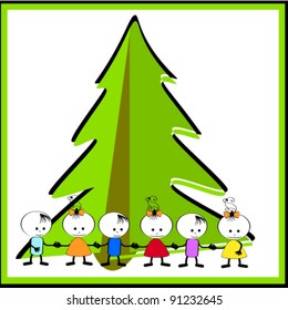 vector illustration of  Christmas