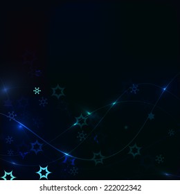 Vector illustration of Christmas abstract background