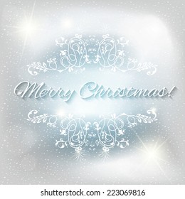 Vector illustration of Christmas abstract background