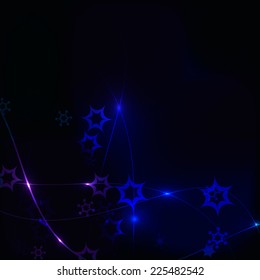 Vector illustration of Christmas abstract background
