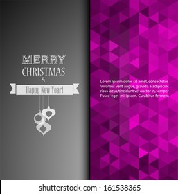 Vector illustration Christmas background.