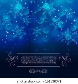 Vector illustration Christmas background.