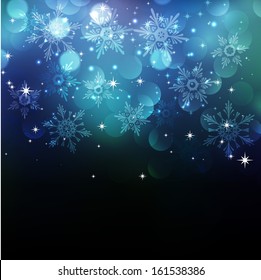 Fondo navideño de ilustración vectorial.
