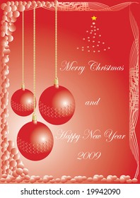 Vector illustration of Christmas background