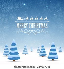 Vector Illustration of a Christmas Background