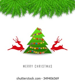 Vector illustration of Christmas Background.