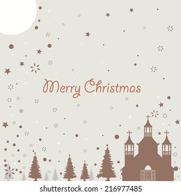A vector illustration of Christmas background design