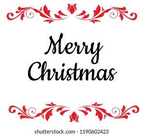 vector illustration of Christmas background. Merry Christmas card.
