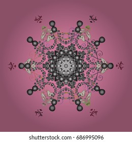 Vector illustration. Christmas background with snowflakes abstract background. Background. Vector illustration. Snowflakes. Holiday design for Christmas and New Year fashion prints.