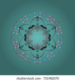 Vector illustration. Christmas background with snowflakes. Vector christmas abstract colorful background with falling snowflake. Winter abstract background.