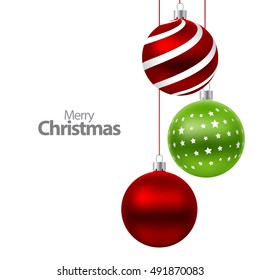 Vector illustration of Christmas ball 