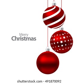 Vector illustration of Christmas ball 