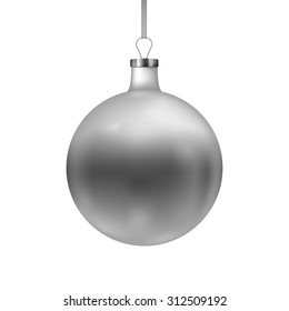 Vector illustration Christmas ball Isolated on white background. New Year. EPS 10