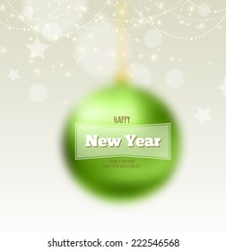 Vector illustration of christmas balls