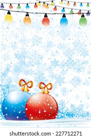 Vector illustration. Christmas banner.