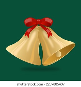 Vektorgrafik der Weihnachtsglocke für Ihre Weihnachtsdekoration