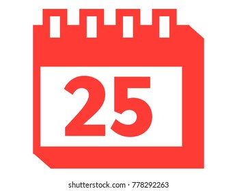 Vector illustration of Christmas Calendar