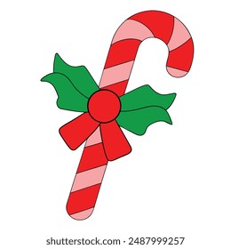 Vektorillustration der Weihnachtsmusiken Candy