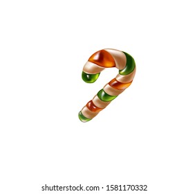 Vector illustration of Christmas candy for design