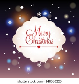 Vector illustration for christmas card.