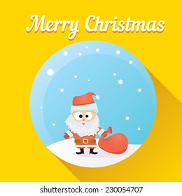 Vector illustration for christmas card design.