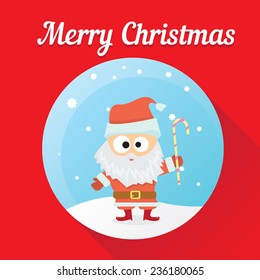 Vector illustration for christmas card design.
