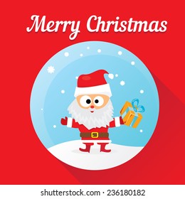 Vector illustration for christmas card design.