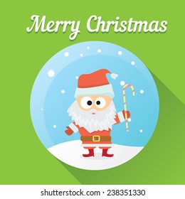 Vector illustration for christmas card design.