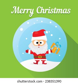 Vector illustration for christmas card design.