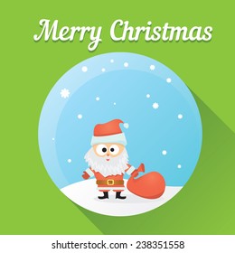 Vector illustration for christmas card design.