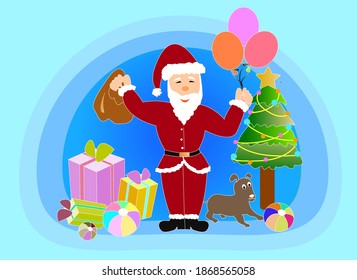 Vector illustration for christmas day.