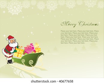 ilustración vectorial del fondo del día de la navidad