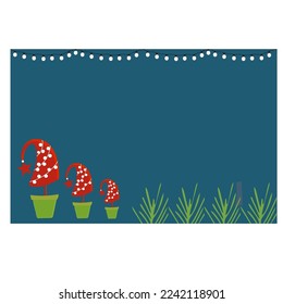 vector illustration of christmas day and new year christmas background with christmas ball stars and copy space area