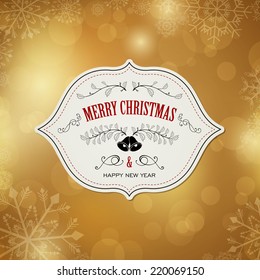 Vector Illustration of a Christmas Design