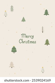 Ilustración vectorial de Navidades doodle.