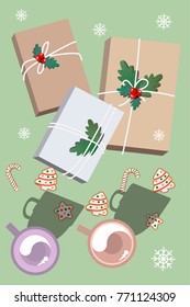 vector illustration: christmas elements