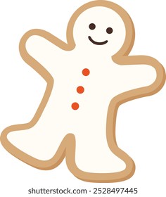 Vector illustration of christmas ginger cookies