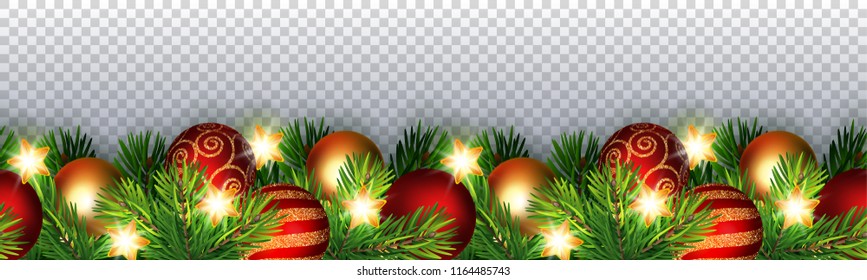 Vector illustration - Christmas greeting card with christmas ornament. EPS10