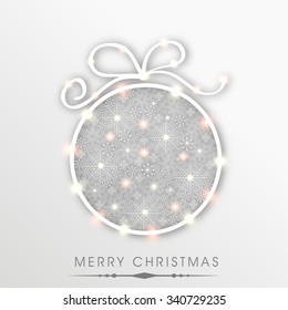 Vector illustration of Christmas Greeting Card.